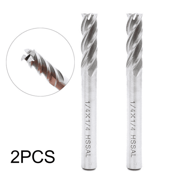 for Processing DIY Craft Accessories End Mill Accessory, 2pcs Tungsten Steel Bar 